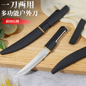 Multi Functional Outdoor Knife D2 Steel 12cm Blade With Sheath For Camping Fishing Hunting - Product Image 1