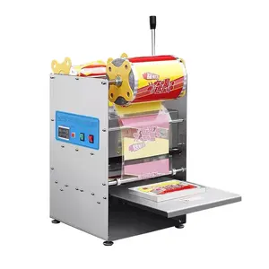 Small Sealer Machine For Locking Fresh Box/Fast Food Box/Aluminum Foil Box