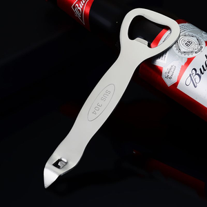 DFC044 Stock pour la vente en gros, ouvre-boîte manuel multifonctionnel à double tête en acier inoxydable 304, ouvre-boîte en métal sur mesure pour la maison - Product Image 4