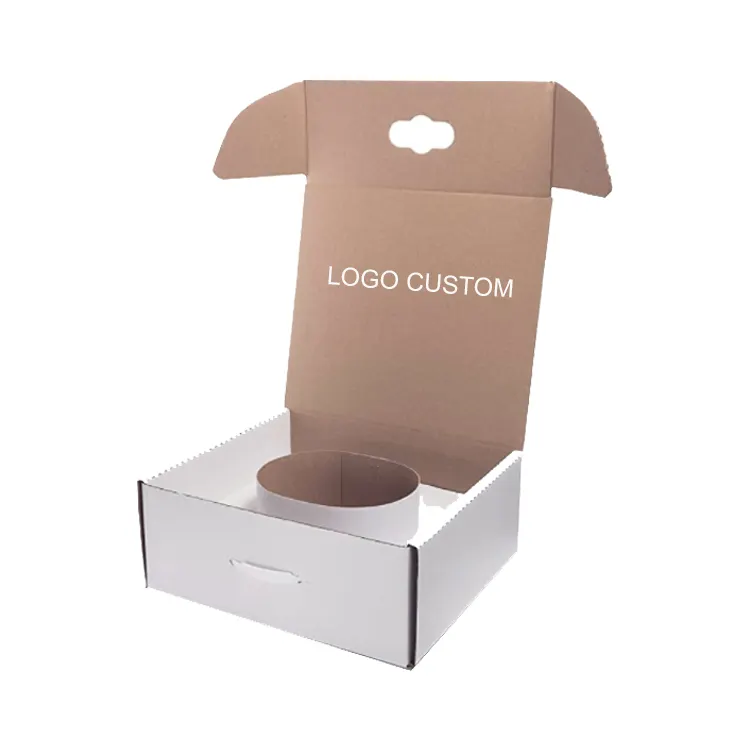 Индивидуальная бумага для печати, белая, розовая фетровая большая коробка для шляп, большая дешевая коробка для доставки шляп