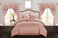 Ensemble de Draps de Lit et Rideaux en Coton 100% de Haute Qualité pour Équilibrer la Température de la Pièce