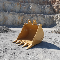 Aksesoris Pengganti Bucket Standar Excavator Heavy Duty Merek XINGCHUANG 30 Ton Berputar Warna Kuning Garansi 1 Tahun