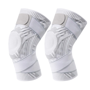 Genouillères professionnelles en nylon pour hommes et femmes, protection des articulations, chauffantes, pour la course à pied, le football, le <span class=keywords><strong>volley</strong></span>-<span class=keywords><strong>ball</strong></span>, le cyclisme - Product Image 1