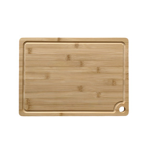 Venta directa de fabricante de tablas de cortar, tabla de cortar de bambú de marca completa con orificios para colgar, de doble cara para cortar. - Product Image 1