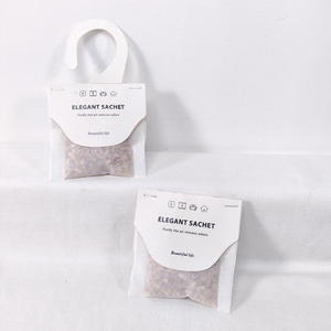 Aromathérapie garde-robe crochet Sachet Rose lavande parfum longue durée Art déco Design pour la maison chambre stockage de vêtements - Product Image 4