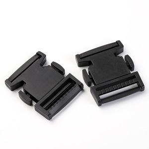 <b>Plastic</b> <b>Sliding</b> Buckle 38mm Black Durable For Bags And Luggage Accessories - Product Image 1