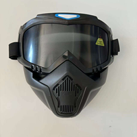 Lunettes de motocross anti-poussière, lunettes de moto réglables, respirantes, protection intégrale du visage, pour moto tout-terrain