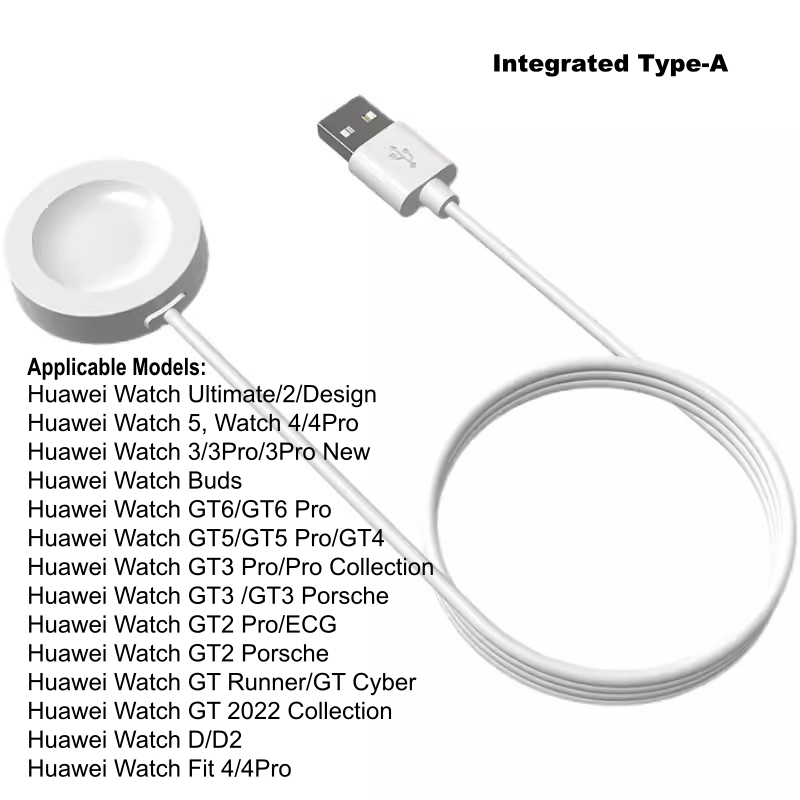 Integrated USB Charger - White