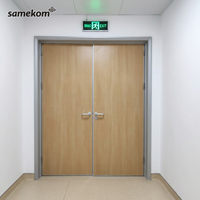 Portes Doubles d'Hôpital, Portes Cliniques, Portes Dentaires, Portes Intérieures d'Bureau Dissimulées, Portes Doubles Battantes en Bois