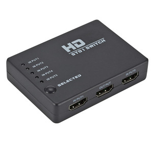 4K Divisor HD MI de alta velocidad 5x1 <span class=keywords><strong>5</strong></span> en 1 Salida Ultra HD con control remoto Cable infrarrojo HD MI Switcher - Product Image 5