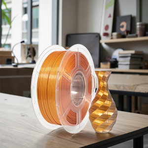 Jinccai 1kg 1.75mm Bubble-Free Multi-Color Silk PLA Rainbow <b>3D</b> Filament 100% Virgin Material Vacuum Packed for FDM <b>3D</b> <b>Printers</b> - Product Image 3