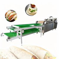 Machine automatique de fabrication de tortillas, ligne de production commerciale de tortillas de farine, de roti, de chapati et de pain pita