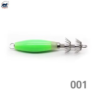 Señuelo de pesca de calamar luminoso de 14g y 4.7in, tipo paraguas de doble capa, para pesca de pulpo y calamar en agua salada, que brilla en la oscuridad, tipo Egi. - Product Image 5