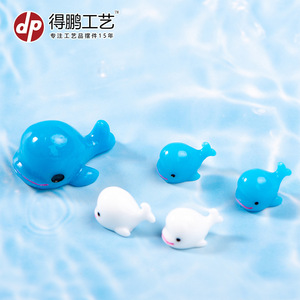 Figuras de Delfín Miniatura de Resina, Adornos Decorativos para el Hogar con Forma de Animal, Artesanía Artística - Product Image 2