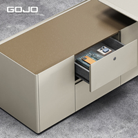 Bureau de direction réglable en hauteur à double moteur GOJO OEM 2026, table de direction, poste de travail de bureau, bureau en L à hauteur réglable