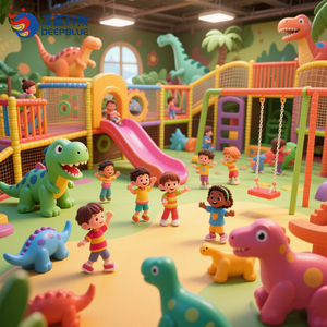 Oem mini kích thước chăm sóc ban ngày khu vực khác mềm chơi trung tâm khủng long theo chủ đề sân chơi trong nhà thiết bị cho trẻ mới biết đi - Product Image 5