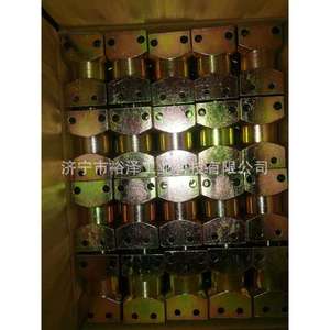 Kj2-51 Straight Through <b>Adapter</b> Zinc Alloy <b>Plug</b> In Connector For Mining Hydraulic Hose - Product Image 2