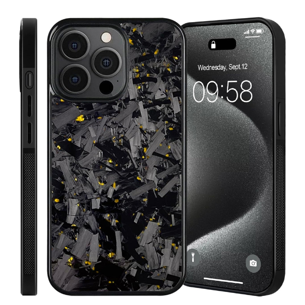 Fibra di carbonio forgiata con oro