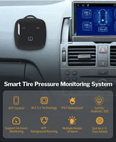 Capteur TPMS interne BL8 pour voiture avec récepteur et application mobile compatible avec Android et IOS