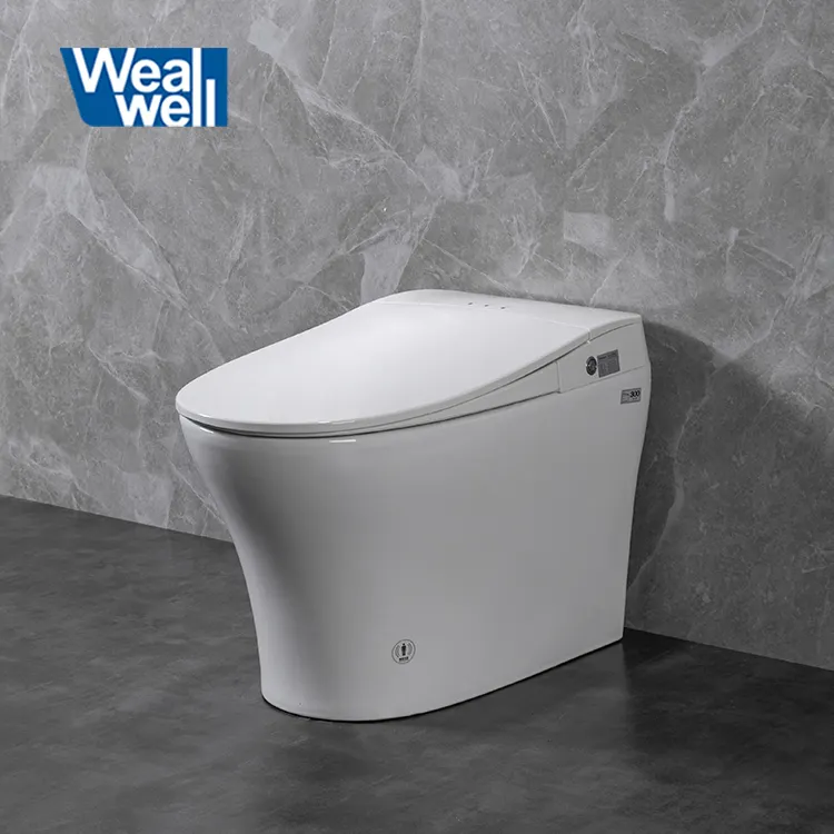Einteilige automatische intelligente Toilette weibliches Waschen beheizter Sitz intelligente Toilette