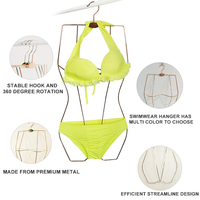 Cintre en métal multicouche pour maillots de bain et bikinis, idéal pour la salle de bain et la garde-robe