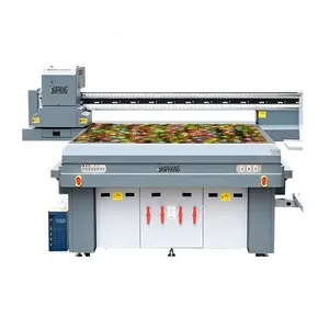 Impresora UV de gran tamaño, máquina de impresión comercial con función de barniz plana, precio de fábrica