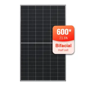 Yüksek verimli hücre avantajları 595W 600W 605W güneş sistemi plaka Mono GÜNEŞ PANELI fiyat listesi Paneles panres Costos