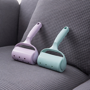 Rodillo quitapelusas rosa con adhesivo fuerte para ropa, eliminación de pelo de mascotas, rodillo adhesivo reutilizable para uso doméstico - Product Image 5