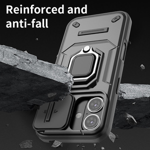 Per il caso di <span class=keywords><strong>iPhone</strong></span> 16, armatura design <span class=keywords><strong>Cover</strong></span> per <span class=keywords><strong>fotocamera</strong></span> del telefono con anello di rotazione Stand per <span class=keywords><strong>iPhone</strong></span> 16 <span class=keywords><strong>Pro</strong></span> max - Product Image 5
