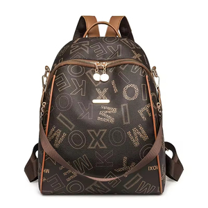 Mochila Cruzada de Moda para Mujer, Estilo PU con Letras y Cierre de Cremallera - Product Image 3