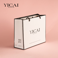 Sac en papier d'emballage pour bijoux de luxe en carton de qualité supérieure avec logo imprimé personnalisé
