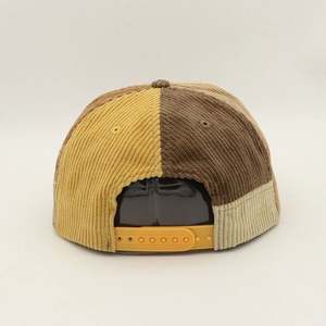 Gorra Snapback con logotipo bordado personalizado de alta calidad, gorra Snapback de moda con hebilla ajustable de pana no estructurada - Product Image 5