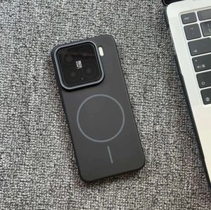 Étui de téléphone en PC de couleur unie à texture magnétique mate adapté à Xiaomi, Samsung, Huawei, Oppo, Vivo - Product Image 4