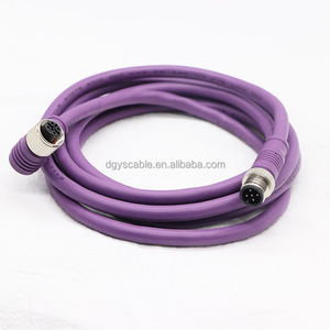 M12 4pin 5pin 6pin 8pin IP68 kablo 5M 10M 20M <span class=keywords><strong>30M</strong></span> çeşitli cihazlar için erkek ile dişi konnektör iletişim kablosu - Product Image 3