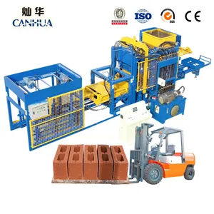 Automatic concrete machine for block QT10-15 cement bricks making machine lowest price
