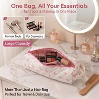 Nouvelle Trousse de Rangement Portable pour Outils Capillaires – Étui de Voyage pour Sèche-Cheveux Dyson Airwrap, Plaques Chauffantes Shark Flexstyle et Fer à Lisser