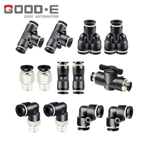 ข้อต่อแบบกดสำหรับท่ออากาศข้อต่อลมแบบ KQ2H KQ2L KQ2Y พลาสติก KQ2U ขนาด6มม. 8มม. 10มม. 12มม. - Product Image 5