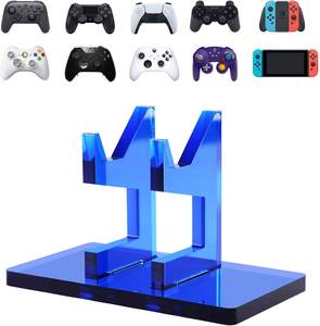 Manettes de jeu universelles pour console Xbox ONE, <span class=keywords><strong>PS4</strong></span>, PS5, STEAM Switch PC, accessoires exclusifs, support transparent - Product Image 5