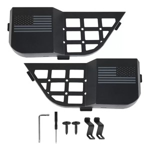 2-Pack Compatible with 2018-2025 Rear Door Storage Boxes <b>Metal</b> <b>Shelf</b> for Storage Box Ac - Product Image 3