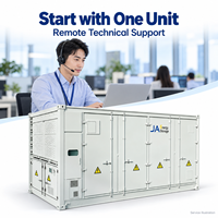 Système de stockage d'énergie par batterie (BESS) en conteneur de 5 MWh refroidi par liquide JA Solar avec PCS, EMS et BMS