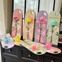 Carte de présentation individuelle pour roses, en papier épais et imperméable, pour boutiques florales, cadeaux et kits professionnels