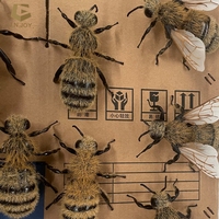 SGAI100 insecte parc personnalisé abeille animée artificielle grandeur nature modèle d'abeille animatronique à vendre