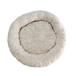 Stock Thickened <b>Cat</b> <b>Litter</b> Plush Round Pet <b>Litter</b> Winter Warm Pet Bed - Product Image 2
