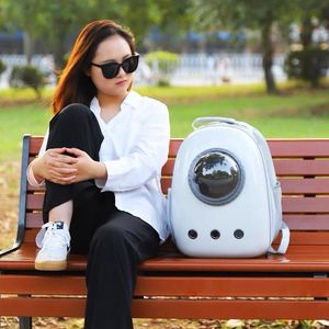 Factory Direct Pet <b>Cat</b> <b>Backpack</b> Carrier Solid Design Breathable Ventilation Zipper Dog Friendly for Outdoor Hiking Traveling - Product Image 2