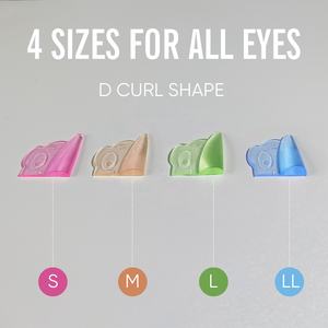 Bigoudis pour permanente de cils, 4 tailles, tiges transparentes pour rehaussement de cils, coussinets en silicone sans colle pour rehaussement de cils - Product Image 2