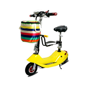 Yang Yang Electric Scooter 25Km H Hour Foldable Portable For Adults With Seat And <b>Cow</b> Pattern Design - Product Image 2