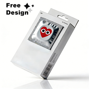 <span class=keywords><strong>Caja</strong></span> de Embalaje <span class=keywords><strong>para</strong></span> <span class=keywords><strong>Condones</strong></span> Plegable, con Diseño Personalizado, Grabado en Relieve, Recubrimiento UV, Materiales Reciclados Ecológicos, con Logotipo Personalizado - Product Image 2