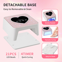 Nouvelle Arrivée 2026 Lampe UV LED pour Ongles Tendance, Effet Diamant Bling Bling, à Brancher, Séchoir à Gel 48W pour Manucure
