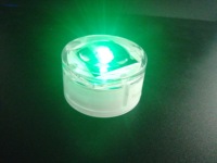 Borne lumineuse routière ronde de 53 mm, écologique, étanche, LED 660 nm, lentille transparente, émission rouge, pour marquage routier extérieur