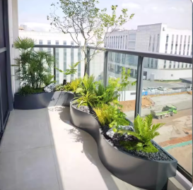 Jardinera de Acero Inoxidable a Medida, Impermeable y Antioxidante, <span class=keywords><strong>para</strong></span> Uso Comunitario en Parques, Plazas y Carreteras Municipales - Product Image 2